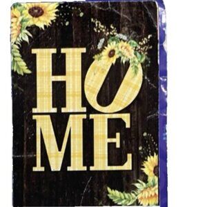 Welcome Fall House Flag Sunflower Farm Rustic Cottage Home Decor Nature Outdoor